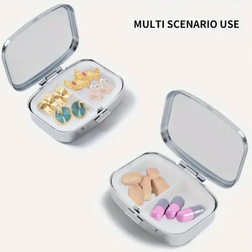 NEW| Pill Box Beach Tropical Theme Portable Case Medicine Organizer